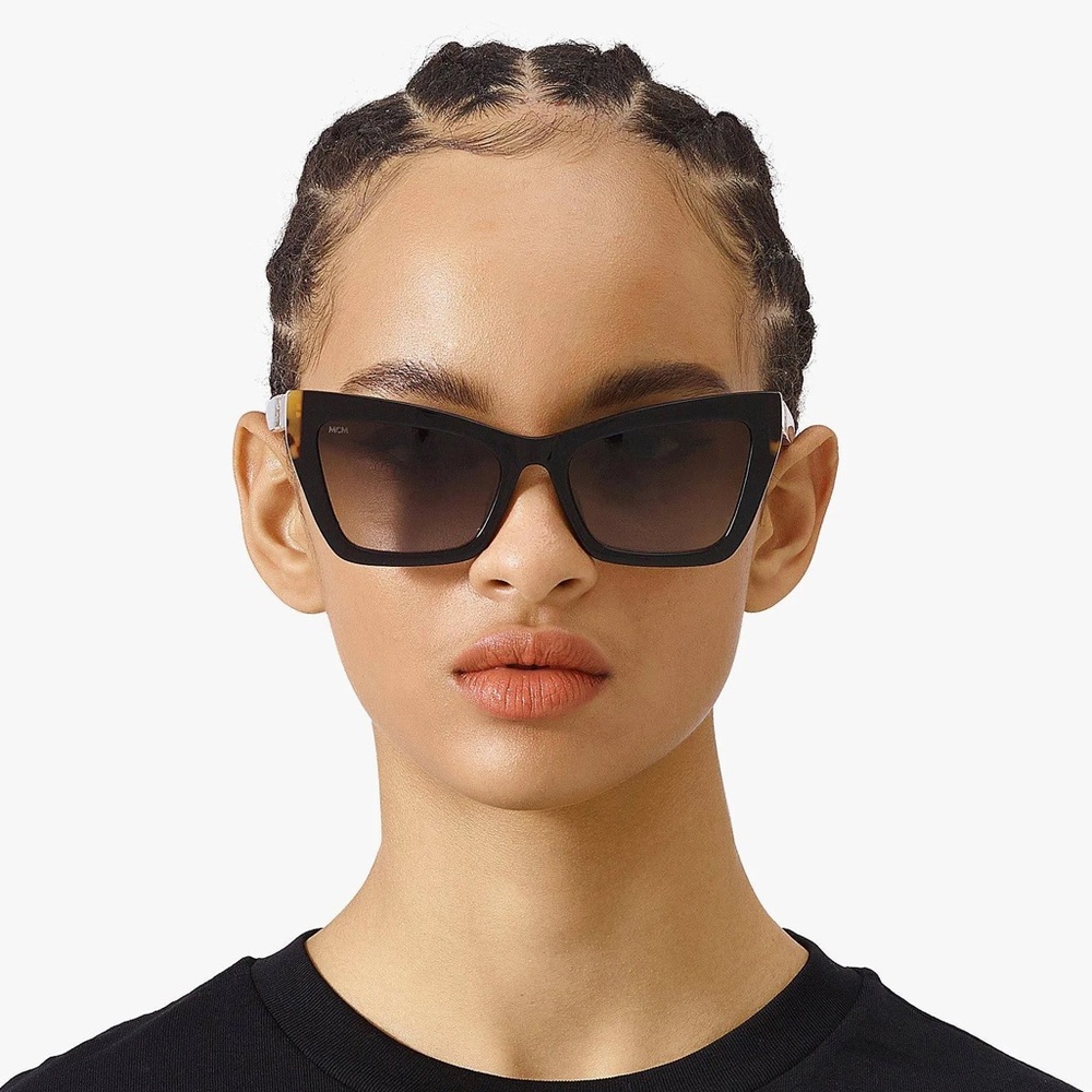 MCM Rectangle Cat Eye Tortoise Sunglasses